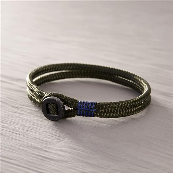 Rainforest. Green bracelet for men