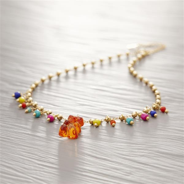 GIRLISH INNOCENCE. Gummy bear necklace