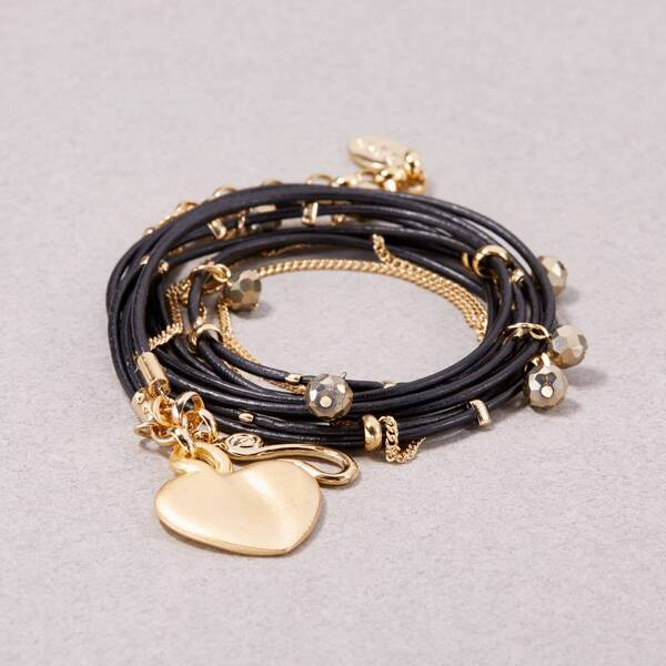 Leather bracelet. I can't forget you