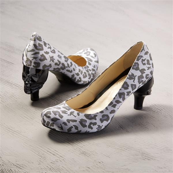 Kawaii. Skull heel shoes size 37,5