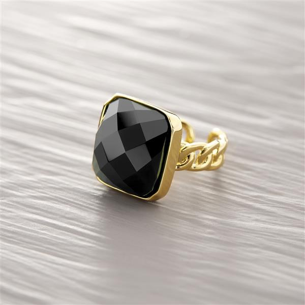 LIBERTY. Onyx ring