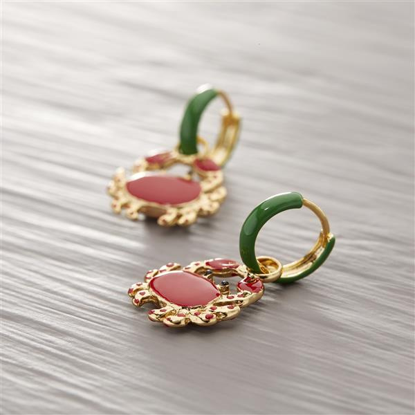 CUTE LITTLE CRABS. Colorful earrings