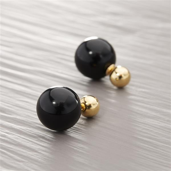 SIMPLICITY. Black earrings