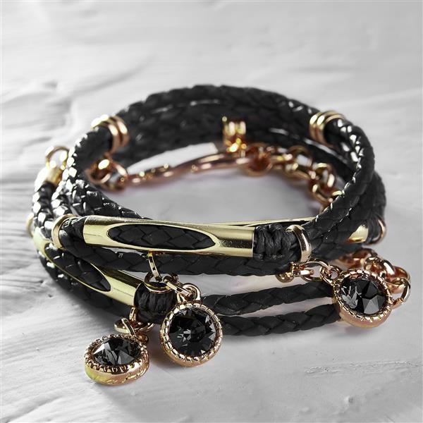 Go crazy!. Bracelet on a leather strap