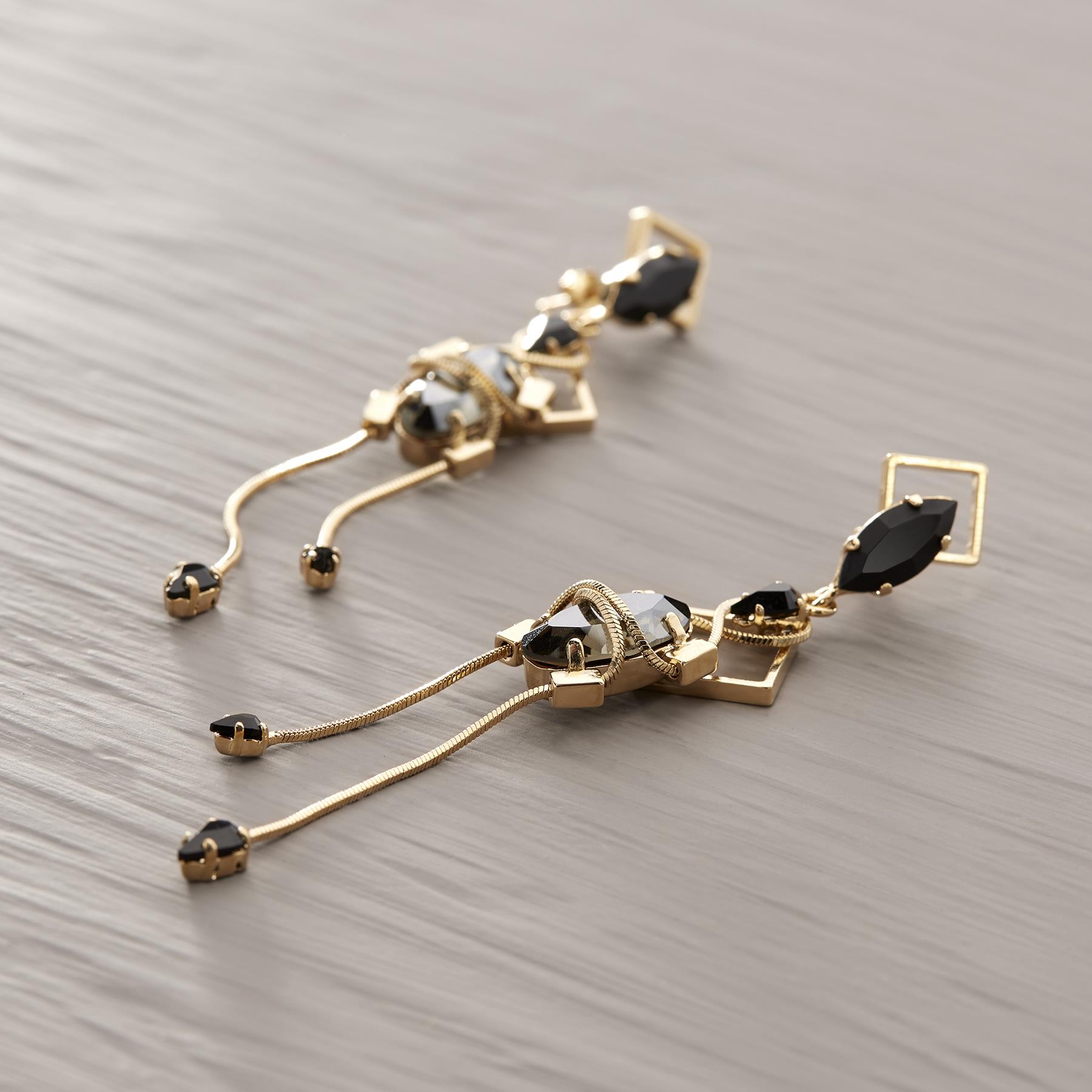 Oh, to dance all night. Drop earrings