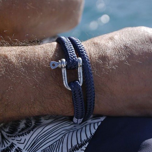 Father and Son. Bracelet with a shackle