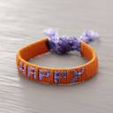 AN ACTIVE DAY. Embroidered bracelet