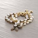 CARING. Bracelet with pearls