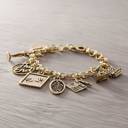 Old Hollywood. Bracelet with movie charms