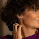 Amelie. Small earrings with pearls