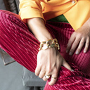 Art opening. Thick chain bracelet