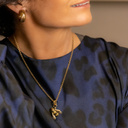 THE NATURE OF THE BEES. Short pendant with a bee