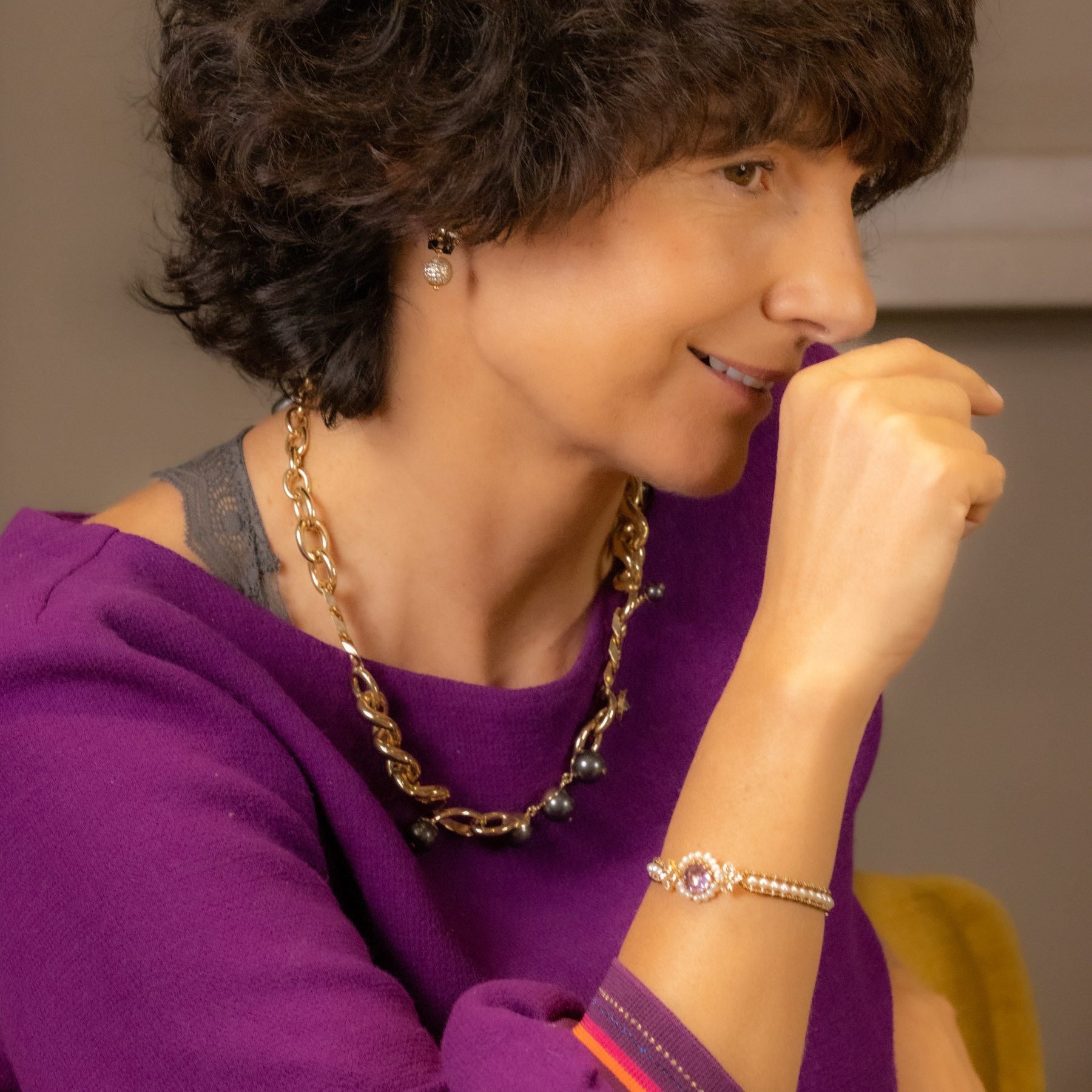 WEAR IT WITH LACE. Vintage style bracelet