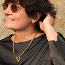 Bellini. Golden chain choker necklace