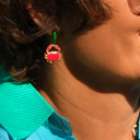 CUTE LITTLE CRABS. Colorful earrings