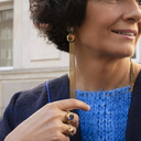 BLUE EYES. Delicate ring