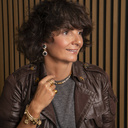 Lakehouse. Clip earrings with colorful crystals