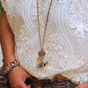 The colors of dawn. Natural stones bracelet