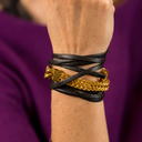 LIKE RIHANNA. Choker with a chain