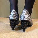 Kawaii. Skull heel shoes size 37,5