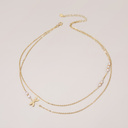 My tanzanites. Necklace with crystals and a dragonfly