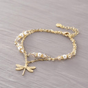 Bracelet on a string. With a dragonfly...