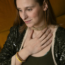 LITTLE DELIGHTS. Long drop earrings