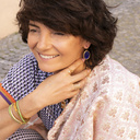 Graceful. Delicate ring with marbles