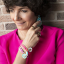 Miss Fairy. Colorful bracelet with charms