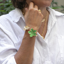 IN BLOOM. Cuff bracelet