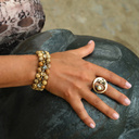 WARMTH. Wooden bracelet