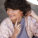 My tanzanites. Necklace with crystals and a dragonfly