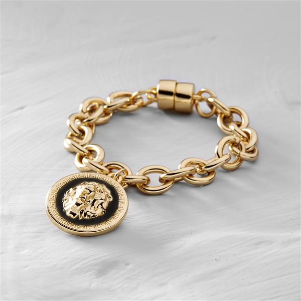 À LA VERSACE. Bracelet with a lion