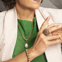 The pearl of happiness. Chain necklace with a pearl