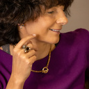 Bellini. Golden chain choker necklace