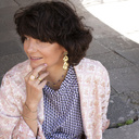 My tanzanites. Necklace with crystals and a dragonfly