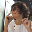 MORTICIA. Double ring with flowers