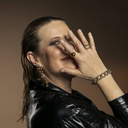 My thoughts are far away. Bracelet with crystals