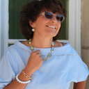 NOBODY CAN GET US. Chain bracelet with pearls