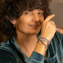 Hot and cold. Under-the-ear earrings