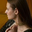 LITTLE DELIGHTS. Long drop earrings