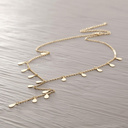 Feels like flying. Necklace with tear shaped elements