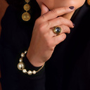 BLUE EYES. Delicate ring