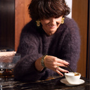 Nostalgic. Cuff bracelet with crystals