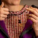 ENERGETIC THOUGHTS. Long necklace with a dragonfly pendant