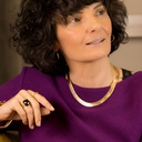 DOWNTOWN LA. Snake chain necklace