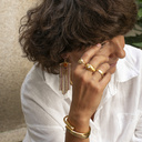 Positive stud. Cuff bracelet