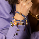 There's hope. Dark blue bracelet with crystals