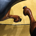 Harajuku. Peep toe boots in blue size 39-40