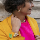 IN BLOOM. Cuff bracelet